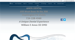 Desktop Screenshot of amosdental.com